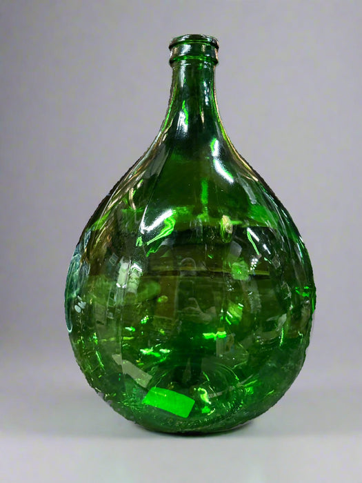 MEDIUM GREEN GLASS CARBOY