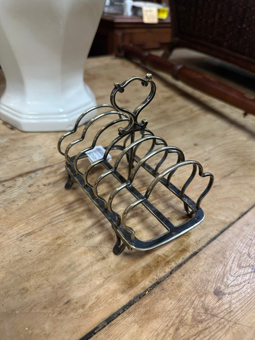 SILVER TOAST HOLDER