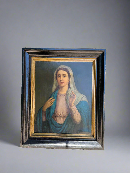 LARGE OIL PAINTING OF MARY