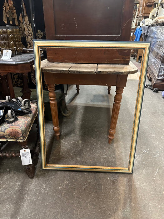 BLUE AND YELLOW PAINTED FRAME