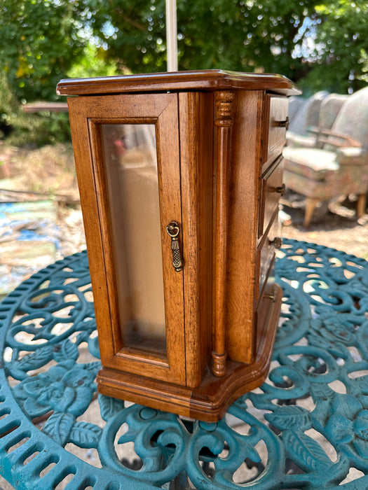 SMALL JEWELRY CHEST AS FOUND