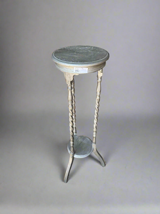 PAINTED BARLEY TWIST PEDESTAL