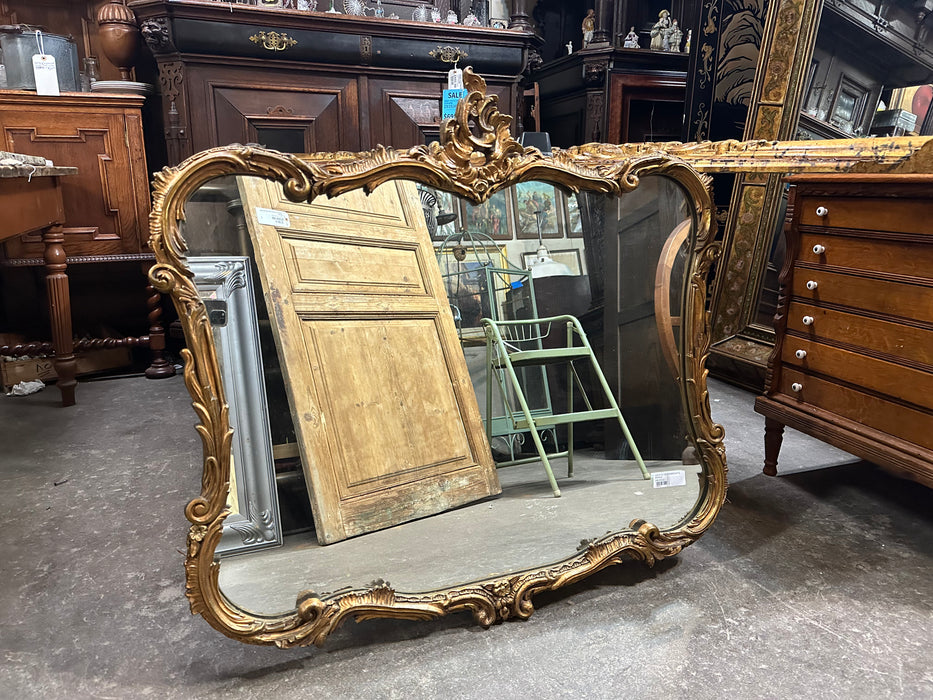 LOUIS XV GOLD HORIZONTAL MIRROR