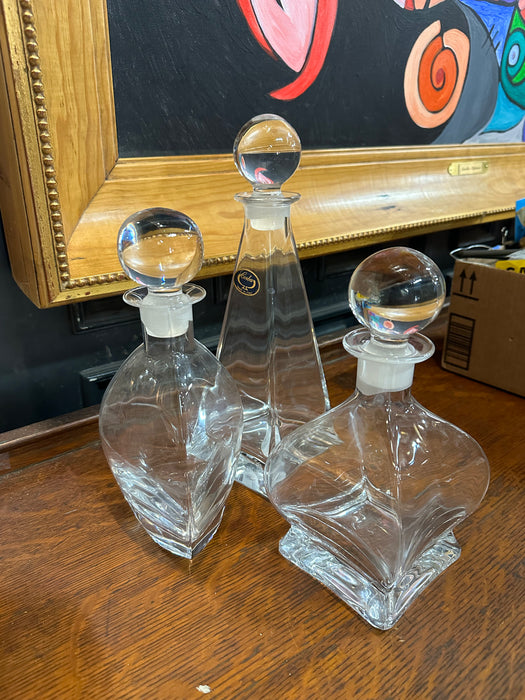 pair only WINE DECANTERS MADE IN ITALY