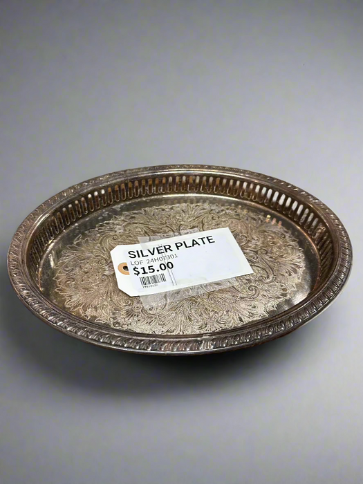 SILVER PLATE TRAY