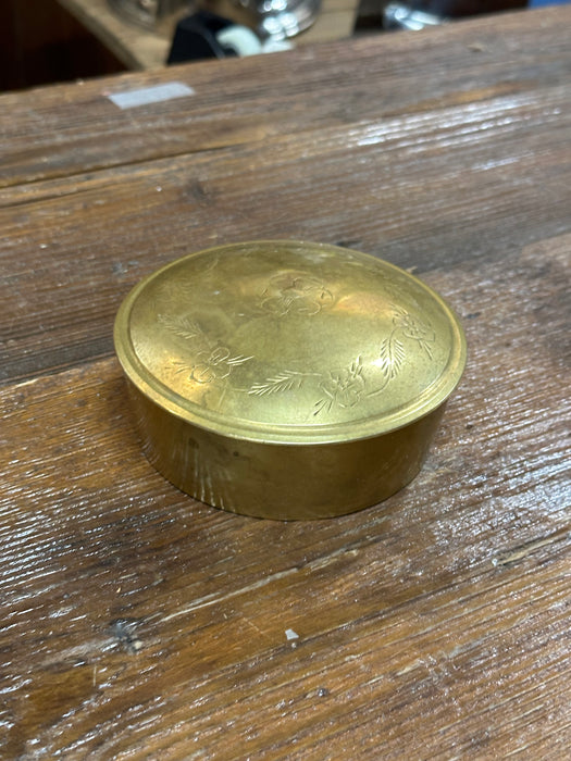 BRASS ROUND BOX