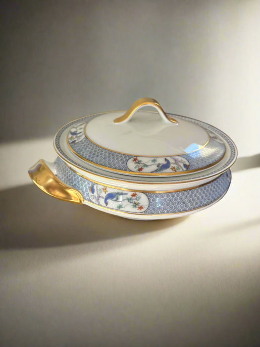 HAVILAND MONTMERY ROUND CASSEROLE AS FOUND