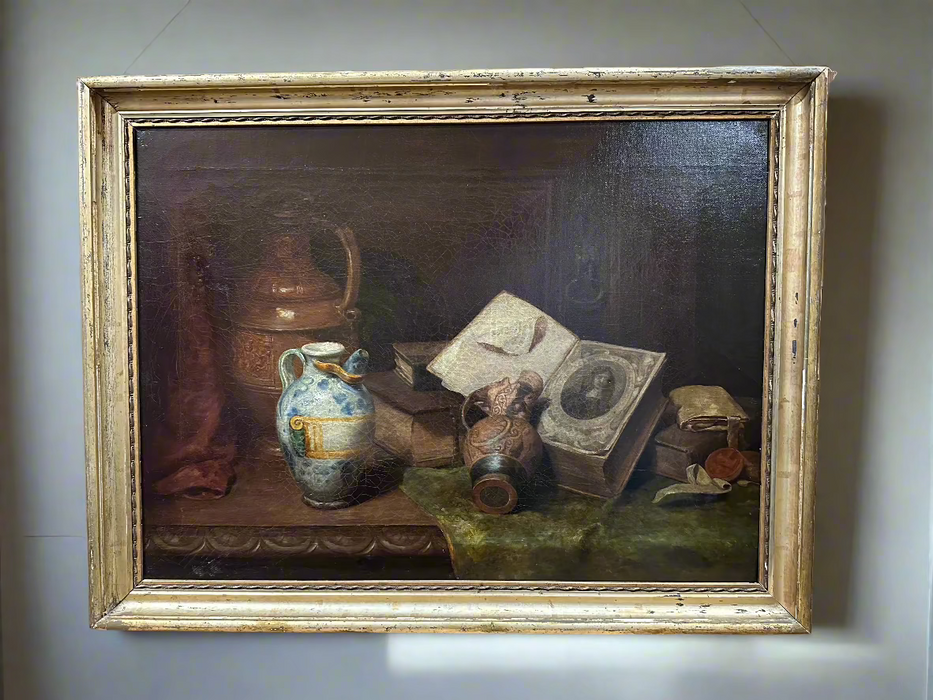 19TH CENTURY STILL LIFE IN THE MANNER OF PHILIPPE ROUSSEAU