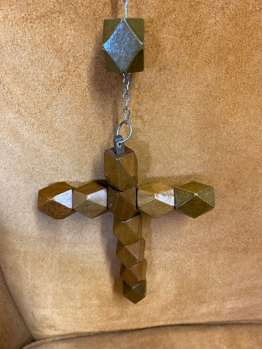 WOODEN GIANT ROSARY BEADS