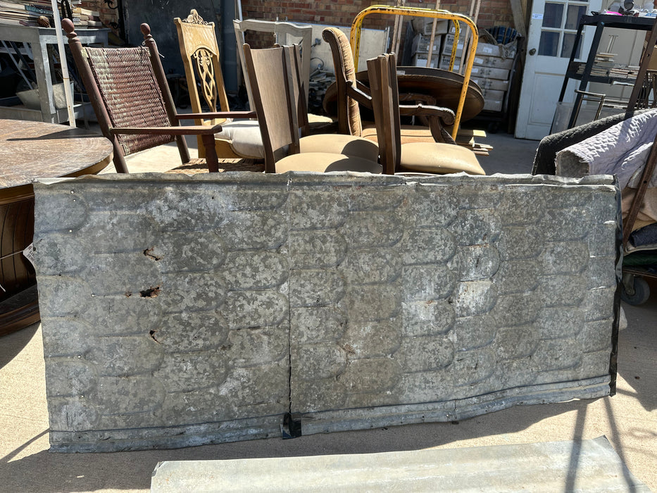 GALVANIZED METAL PANEL WITH DESIGN