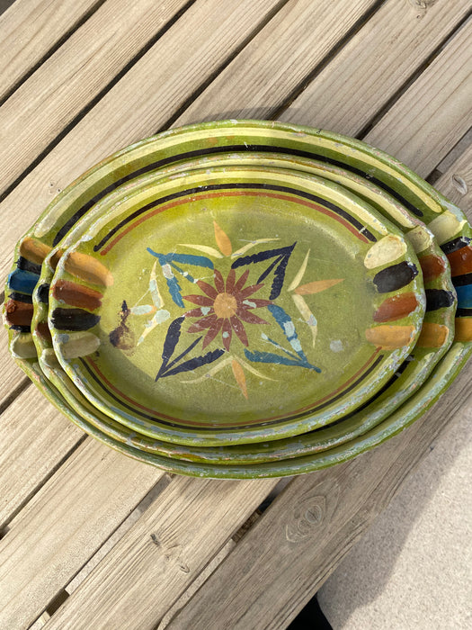SET OF 3 NESTED OVAL PLATTERS