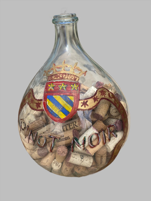 GLASS CARBOY WITH CORKS