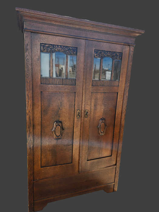 ARTS AND CRAFTS TWO DOOR ARMOIRE