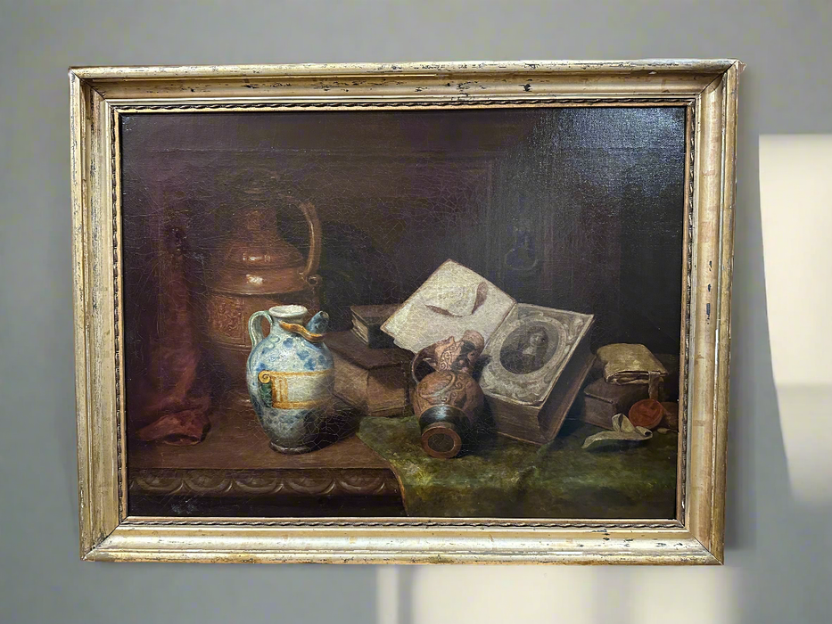 19TH CENTURY STILL LIFE IN THE MANNER OF PHILIPPE ROUSSEAU