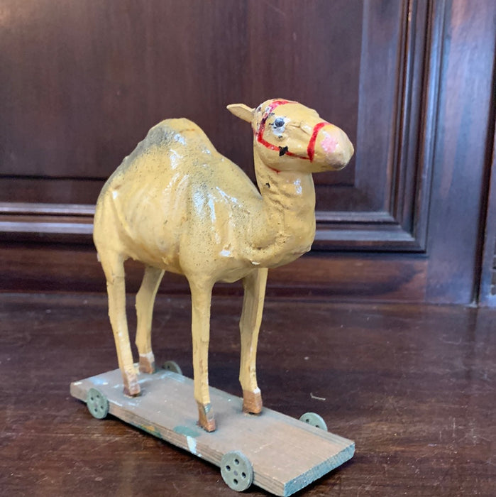 MARKED GERMAN PAPER MACHE CAMEL