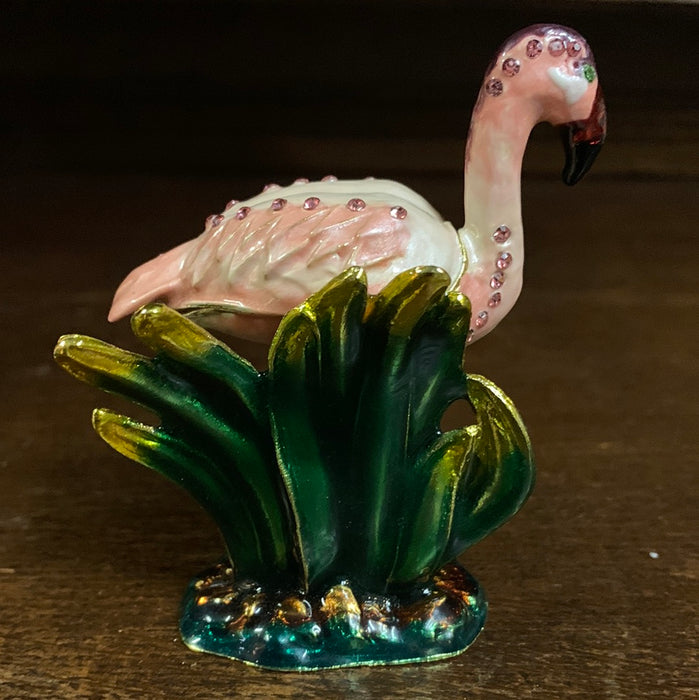HINGED FLAMINGO BOX