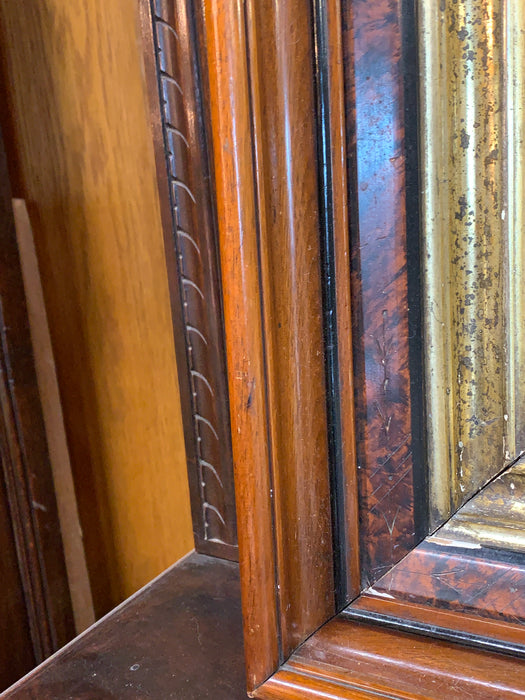 VICTORIAN ERA MIRROR WITH GOLD LEAF FILLET CIRCA 1880’s