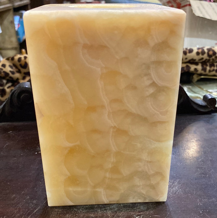 ALABASTER VOTIVE CANDLE COVER