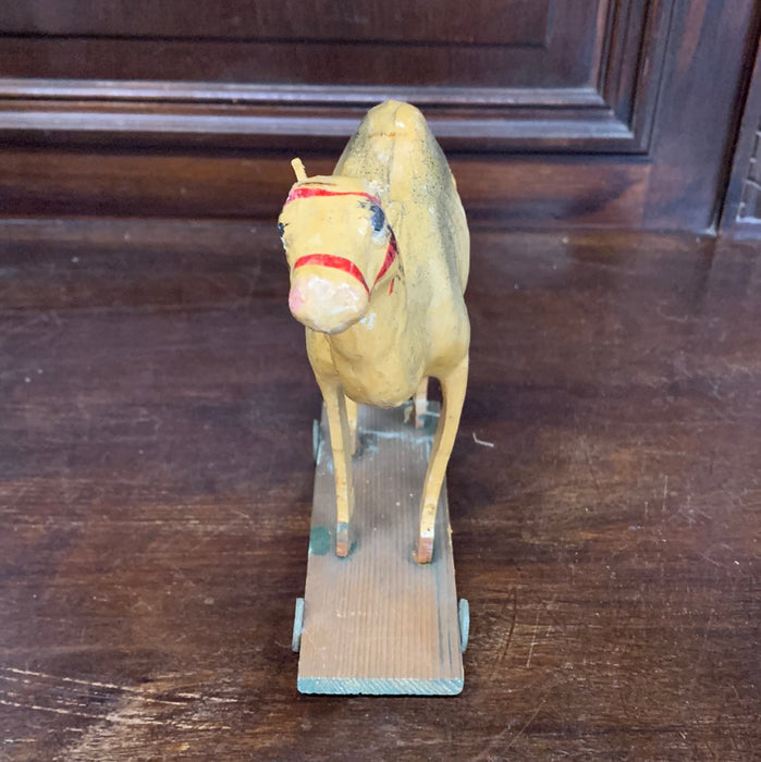 MARKED GERMAN PAPER MACHE CAMEL