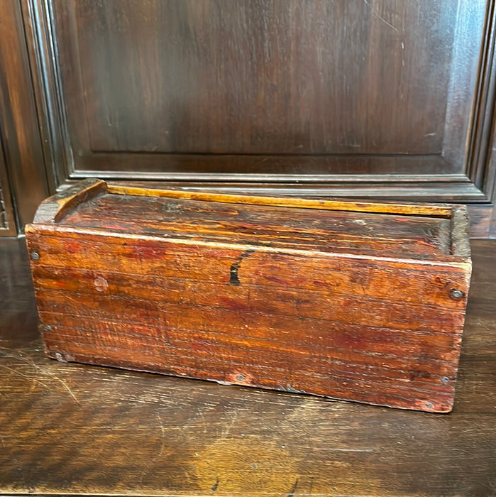 WOOD BOX WITH SLIDING LID