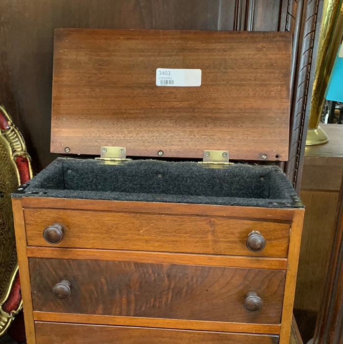 CHILD'S TOY DRESSER BOX