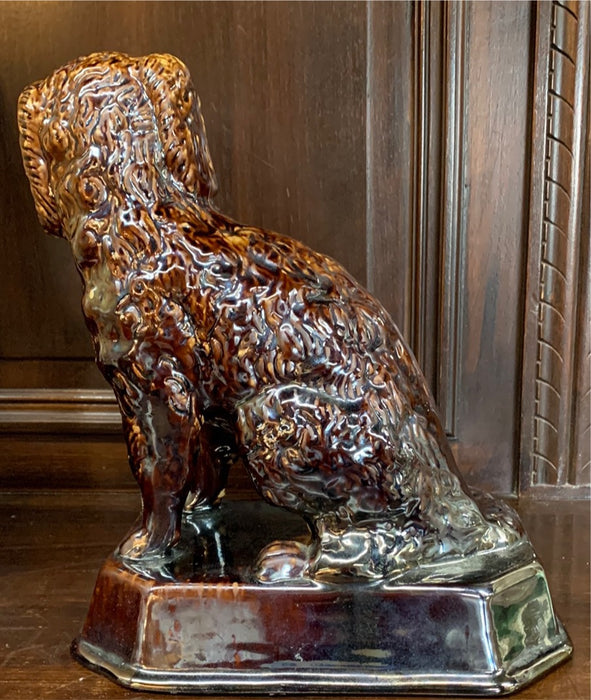 STAFFORDSHIRE SPANIEL DOG-AS FOUND