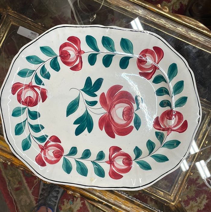HAND PAINTED ENGLISH PLATTER