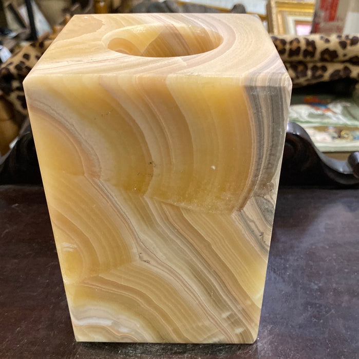 ALABASTER VOTIVE CANDLE COVER