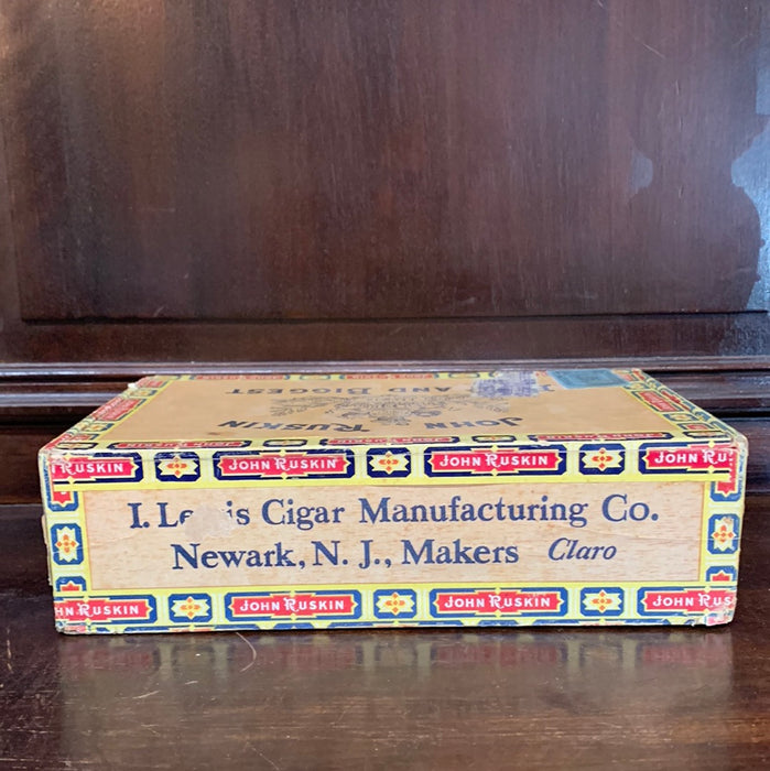 JOHN RUSKIN CIGAR BOX