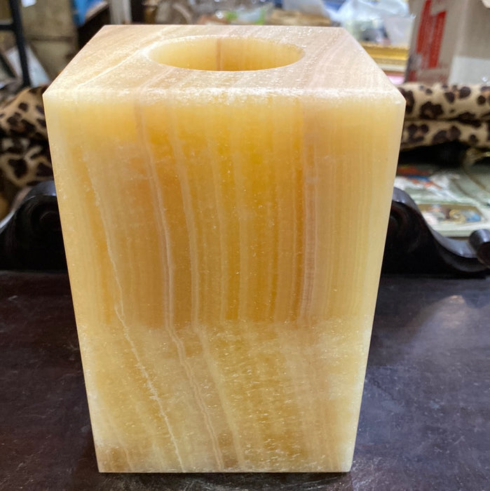 ALABASTER VOTIVE CANDLE COVER