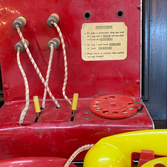 OLD FASHIONED PHONE SWITCHBOARD