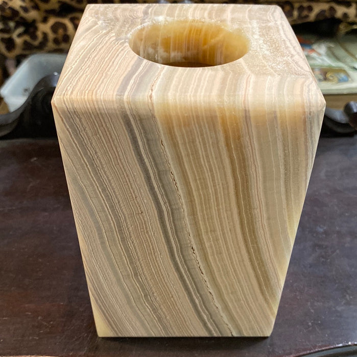ALABASTER VOTIVE CANDLE COVER