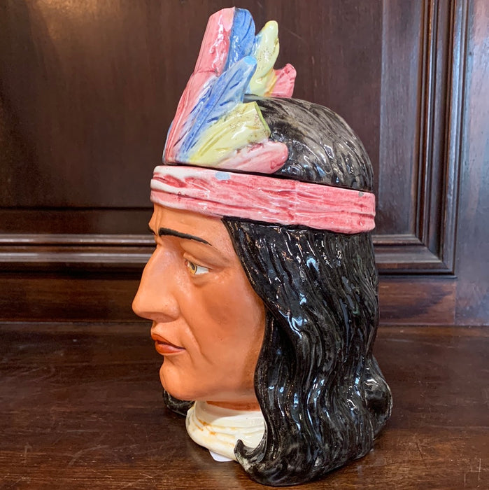 NATIVE INDIAN TOBACCO JAR-AS FOUND