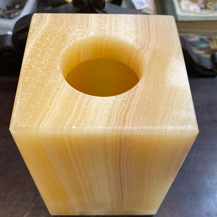 ALABASTER VOTIVE CANDLE COVER