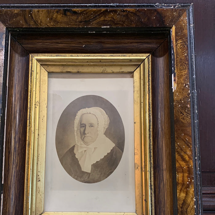 PORTRAIT OF MICHAEL DICKSON'S WIFE IN SMALL VICTORIAN WOOD FRAME