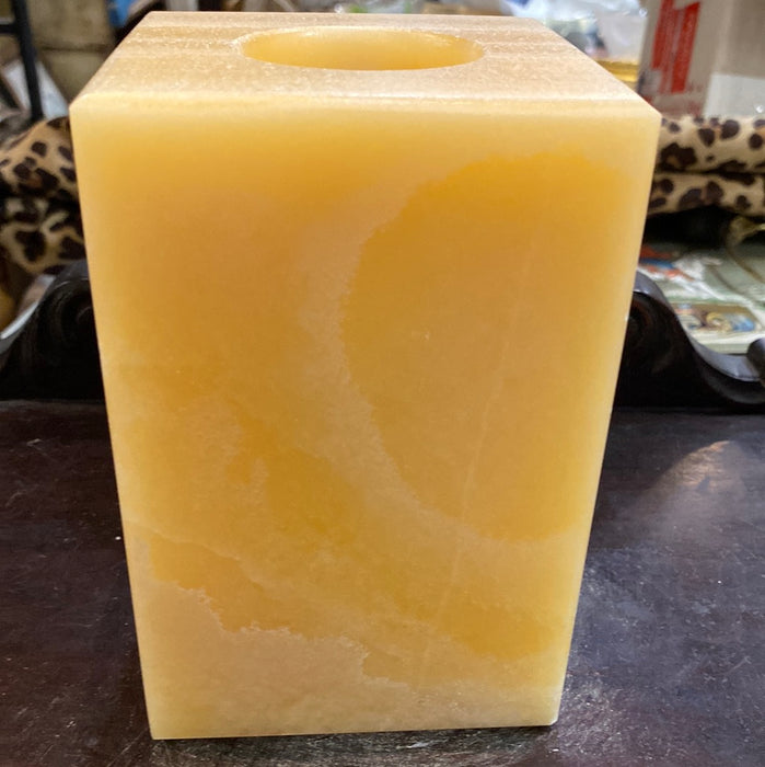ALABASTER VOTIVE CANDLE COVER