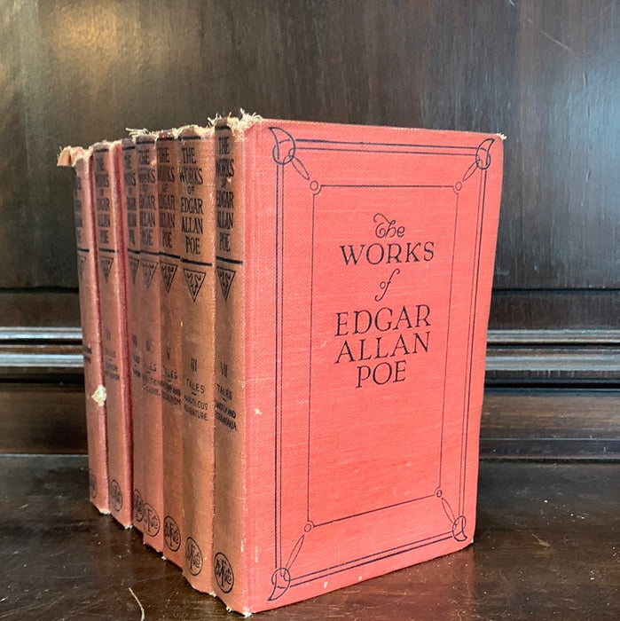 COLLECTION OF EDGAR ALLEN POE BOOKS 1904