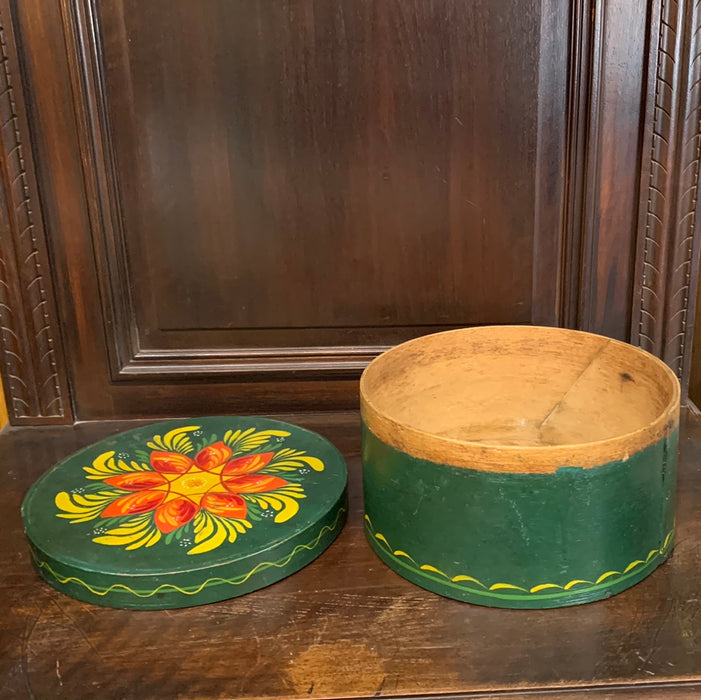HANDPAINTED ANTIQUE FIRKIN