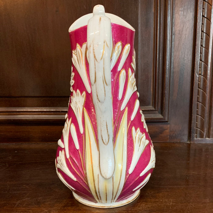 FUSCHIA IRON STONE PITCHER