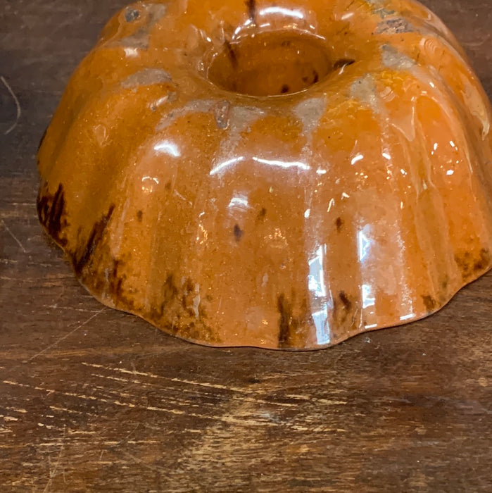GLAZED POTTERY BUNDT PAN
