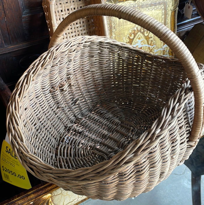 VINTAGE GATHERING BASKET - AS FOUND