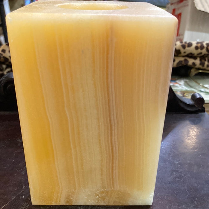 ALABASTER VOTIVE CANDLE COVER
