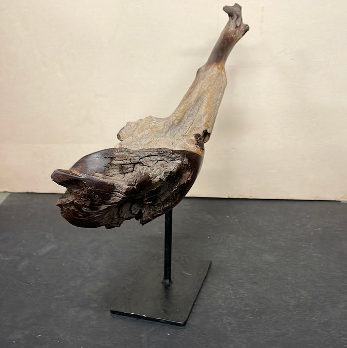 DRIFTWOOD WHALE SCULPTURE