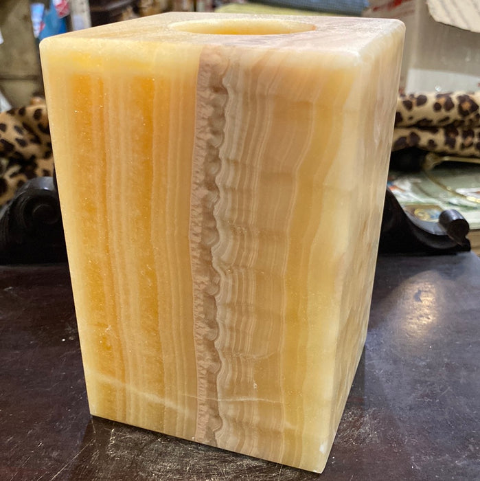 ALABASTER VOTIVE CANDLE COVER