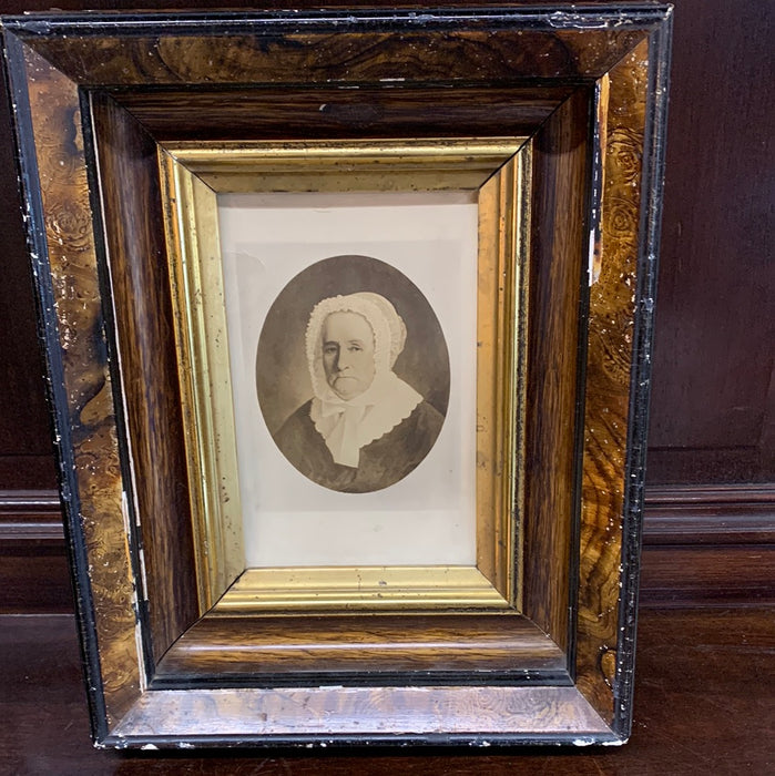 PORTRAIT OF MICHAEL DICKSON'S WIFE IN SMALL VICTORIAN WOOD FRAME