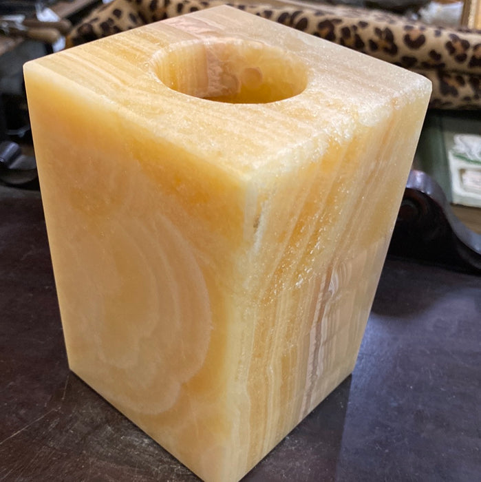 ALABASTER VOTIVE CANDLE COVER