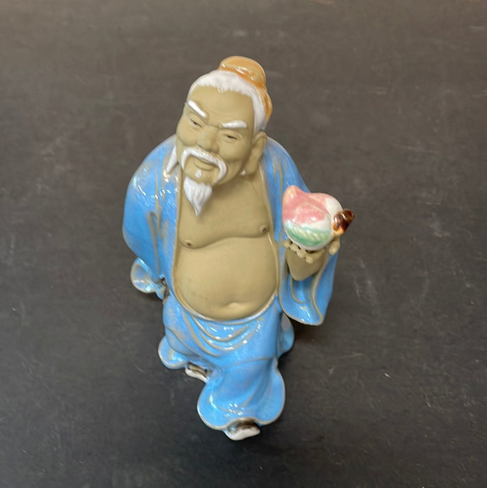 SHIWAN WARE LIGHT BLUE ASIAN MUD MAN