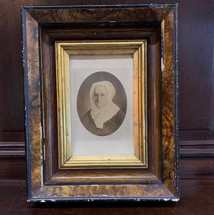 PORTRAIT OF MICHAEL DICKSON'S WIFE IN SMALL VICTORIAN WOOD FRAME