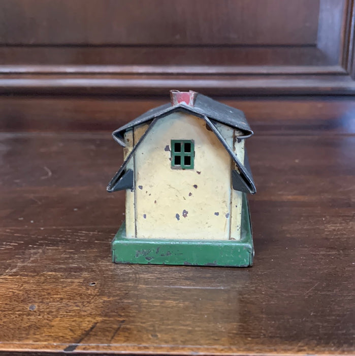 TINY PAINTED IRON HOUSE