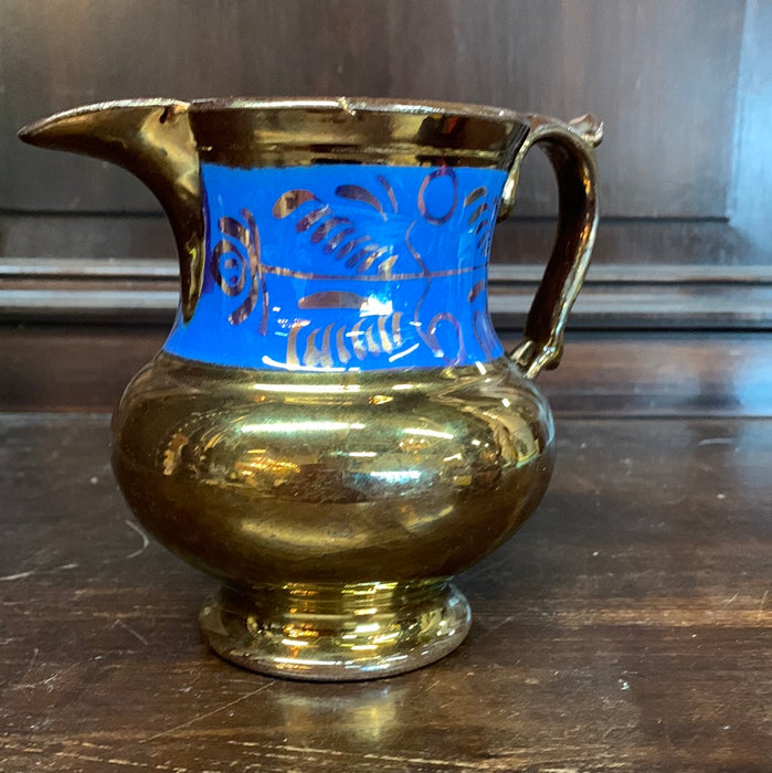 COPPER LUSTER PITCHER